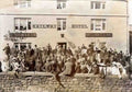 Northumberland Bellingham The Railway Hotel Common Riding Vintage A4 Photo Print