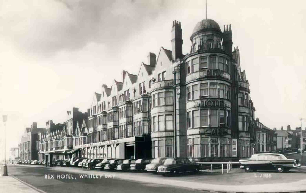 Northumberland Whitley Bay The Rex Hotel 1950's Vintage A4 Photo Print
