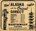 Northwest Alaska Orient Vintage Retro Advert Ads A4 Photo Print