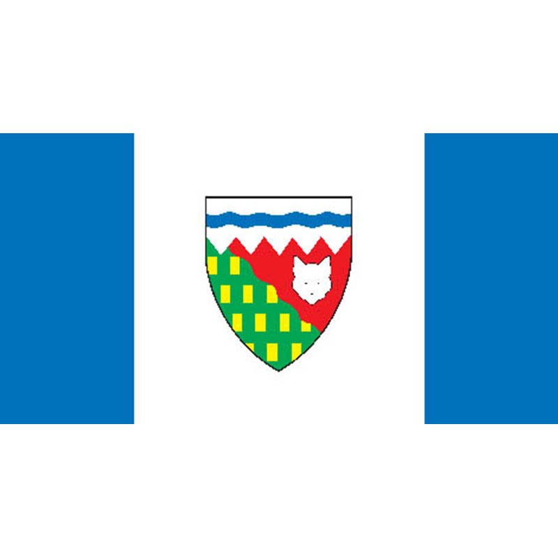 Northwest Terr Flag N3919 A4 Photo Print