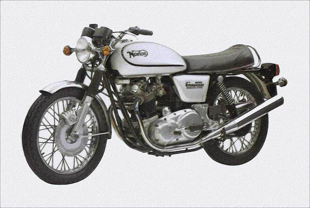 Norton Commando 850 MK3 75 3 A4 Photo Print