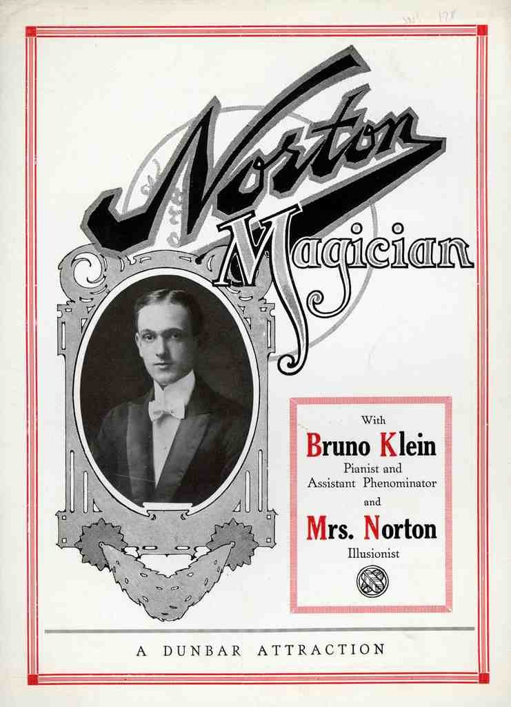 Norton Magic Magician Vintage A4 Photo Print