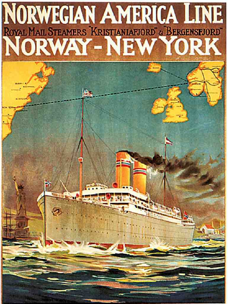  Norwegian Vintage A4 Photo Print