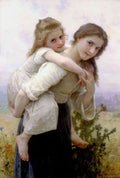 Not Too Much To Carry Bouguereau A4 Photo Print