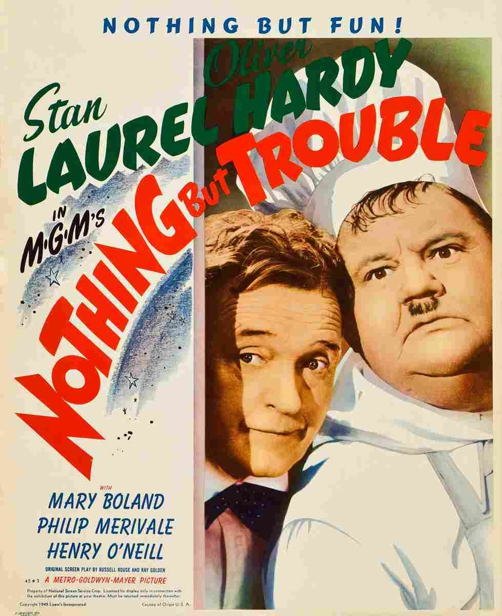 Nothing But Trouble 1944 05  film star poster A4 Photo Print