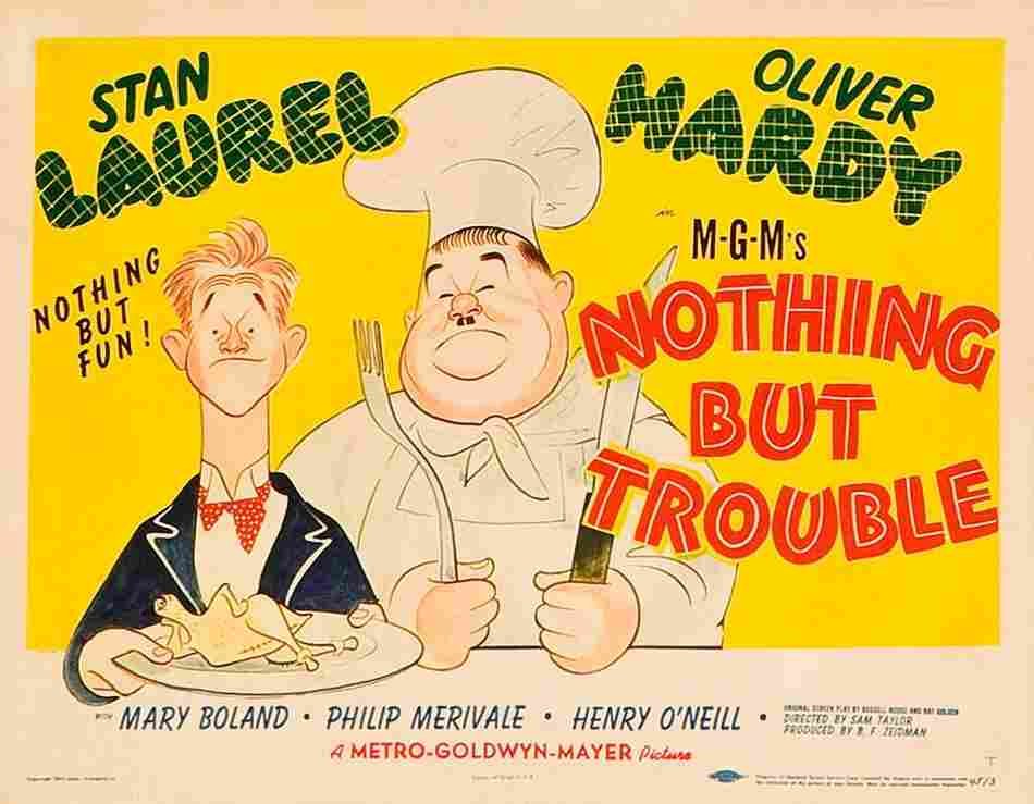 Nothing But Trouble 1944 06  film star poster A4 Photo Print