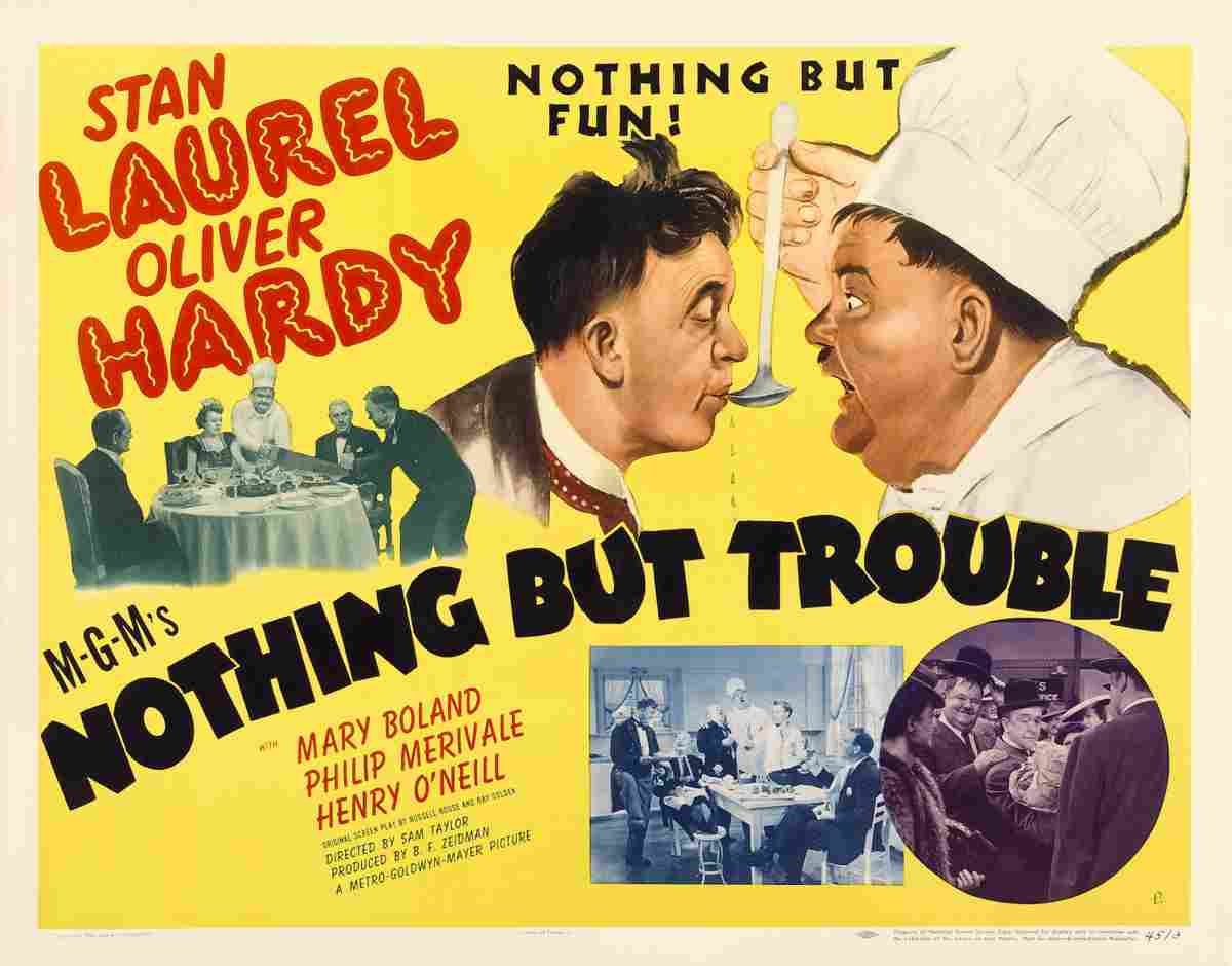 Nothing But Trouble 1944 14  film star poster A4 Photo Print
