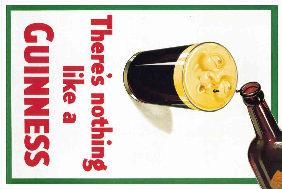 Nothing like a guinness A4 Photo Print