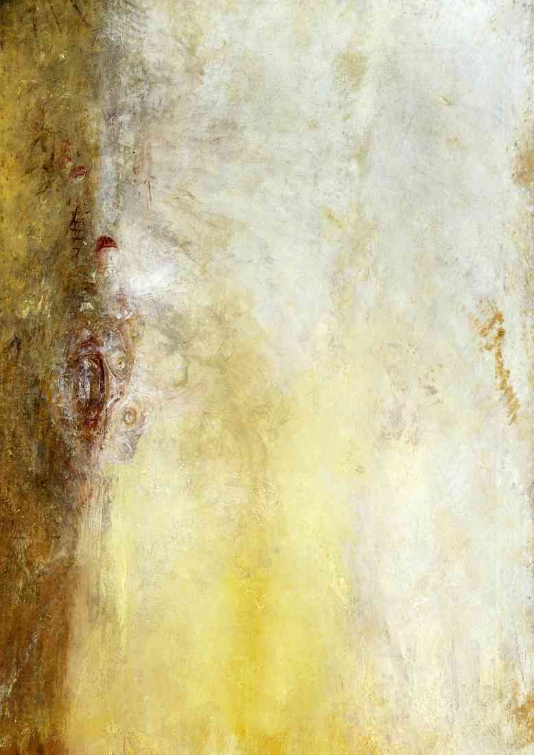 Nottingham Contemporary JMW Turner Sunrise with Sea Monsters c1845 CROP A4 Photo Print