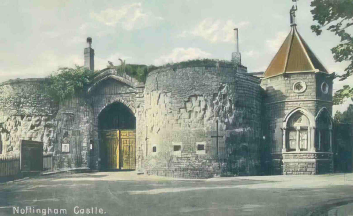 Nottinghamshire Nottingham Castle 1900s Vintage A4 Photo Print