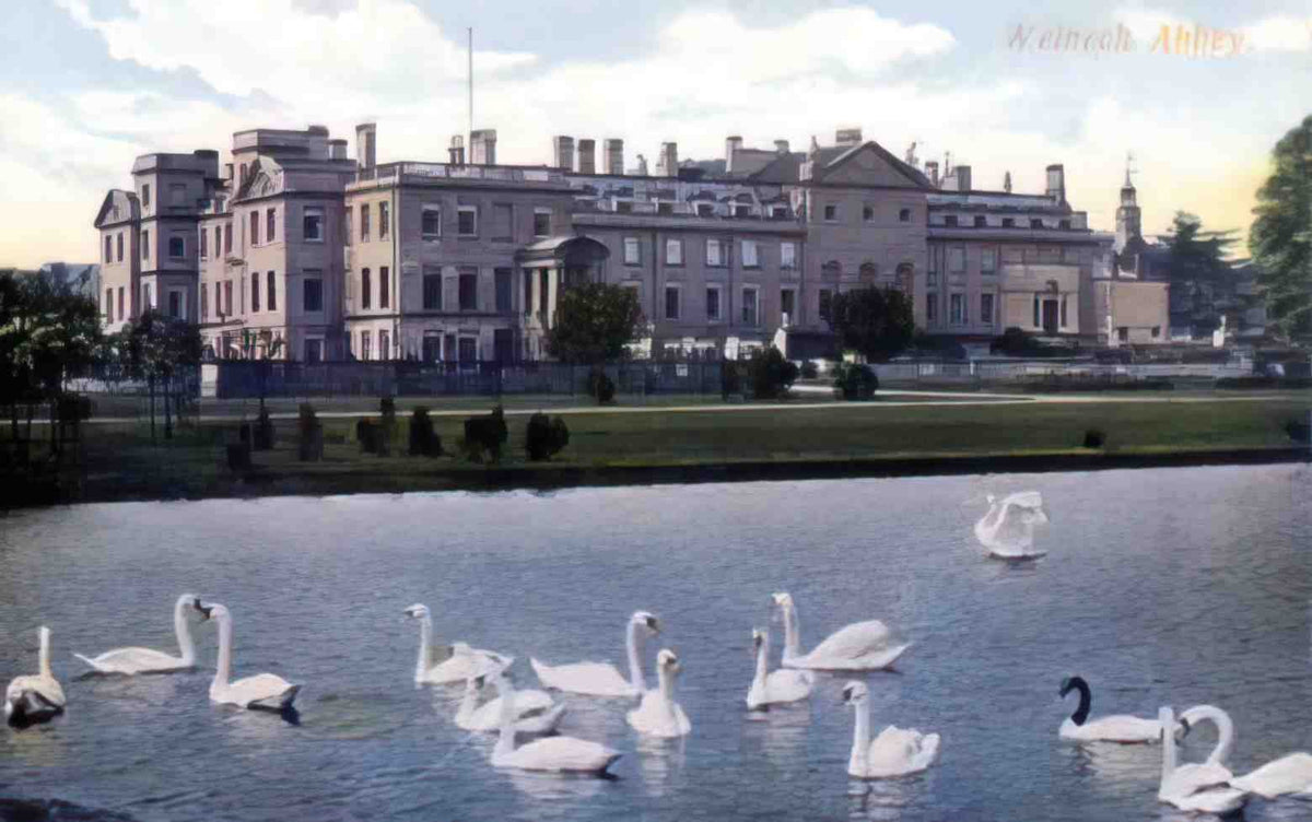 Nottinghamshire Welbeck Abbey 1900s Vintage A4 Photo Print
