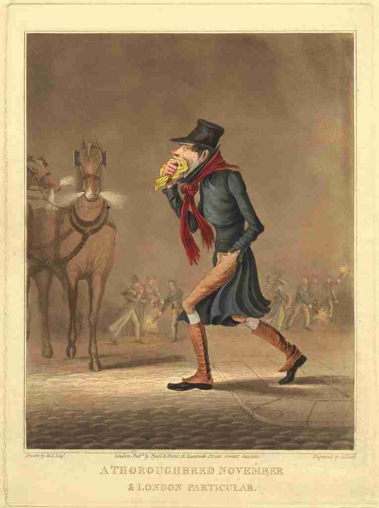 November 1825 Cartoon Joke 001 Vintage A4 Photo Print