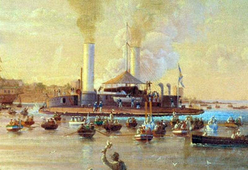 Novgorod Circular Ironclad Battleship Russian Empire A4 Photo Print