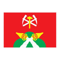Novomoskovsk City Flag N6580 A4 Photo Print
