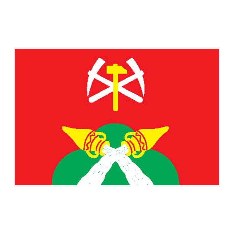 Novomoskovsk City Flag N6580 A4 Photo Print