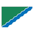 Novosibirsk City Flag N1860 A4 Photo Print