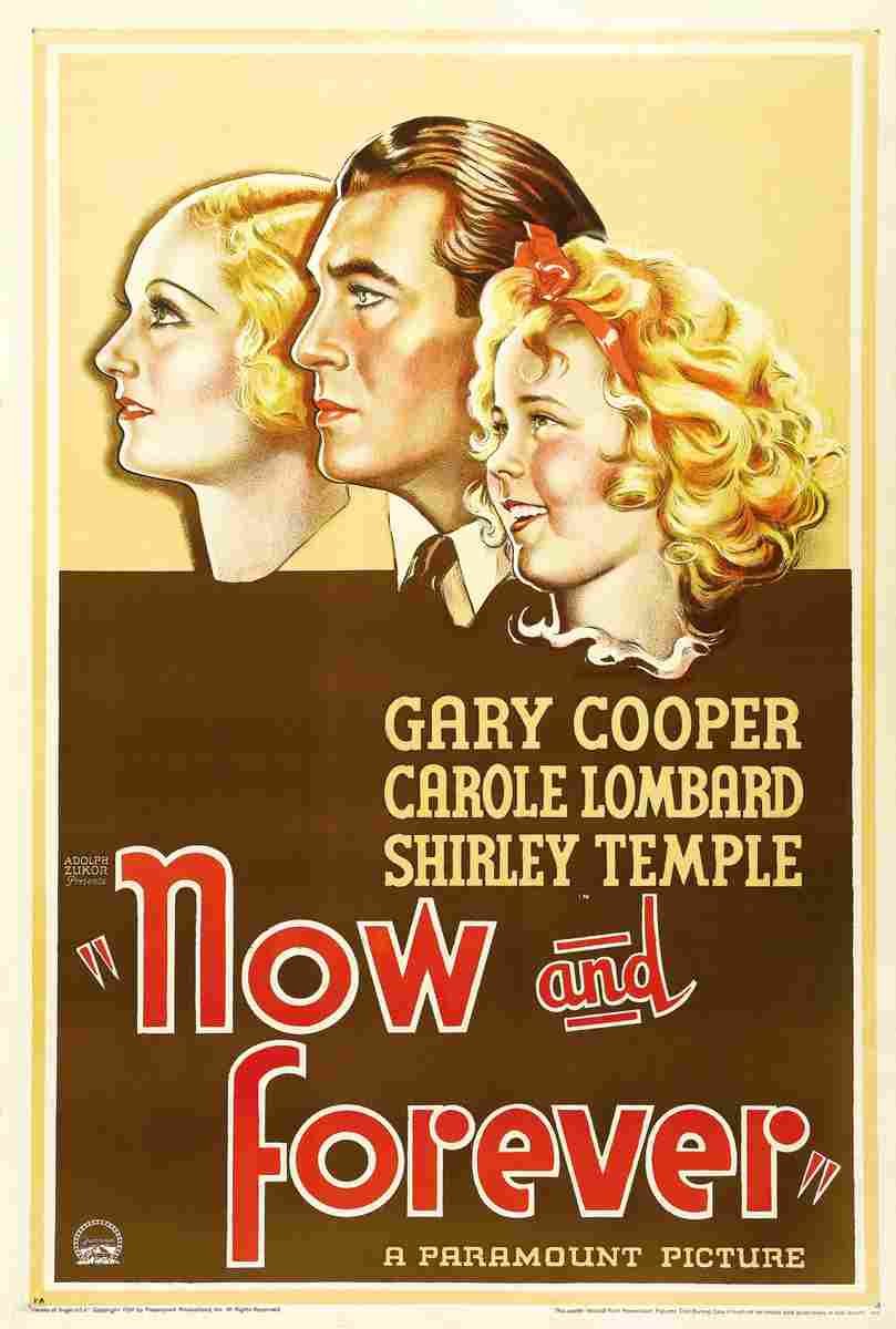 Now and Forever 1934 01  film star poster A4 Photo Print