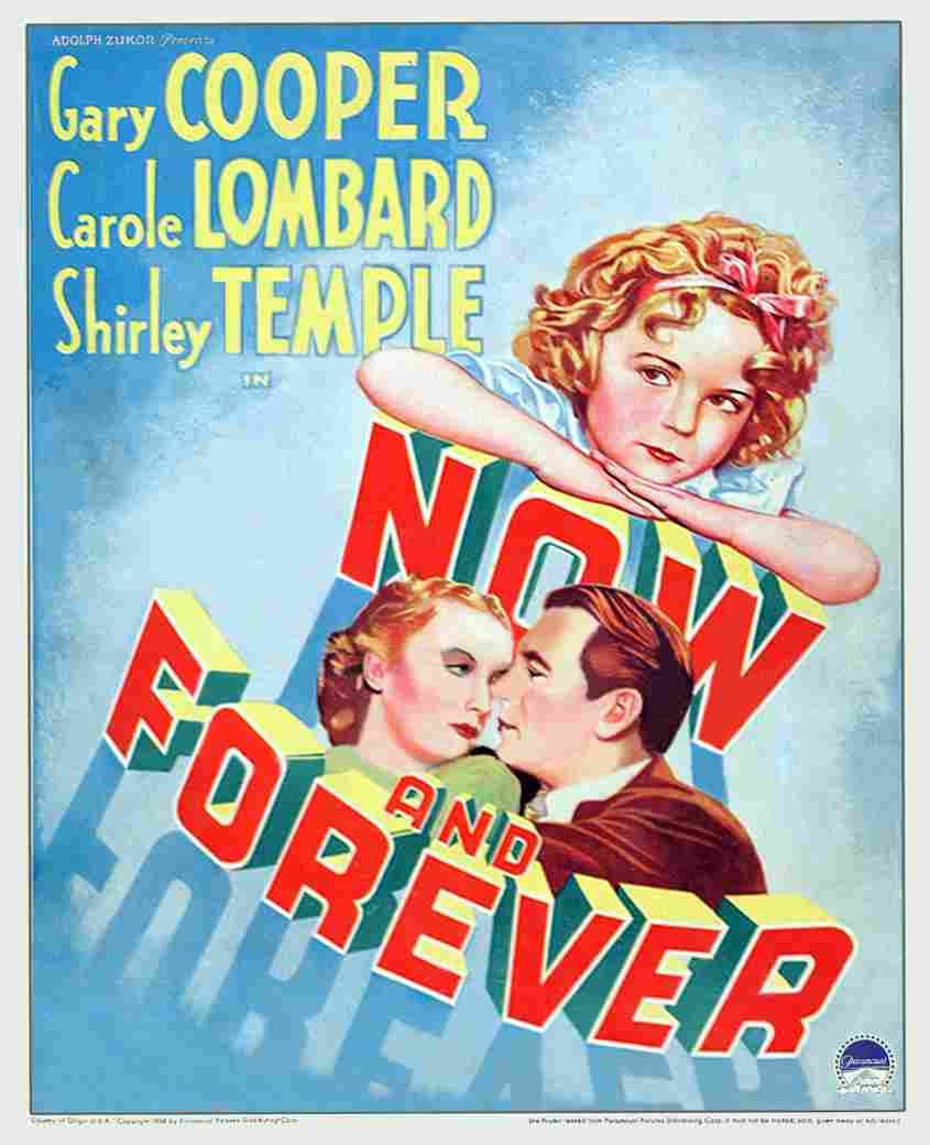 Now and Forever 1934 04  film star poster A4 Photo Print