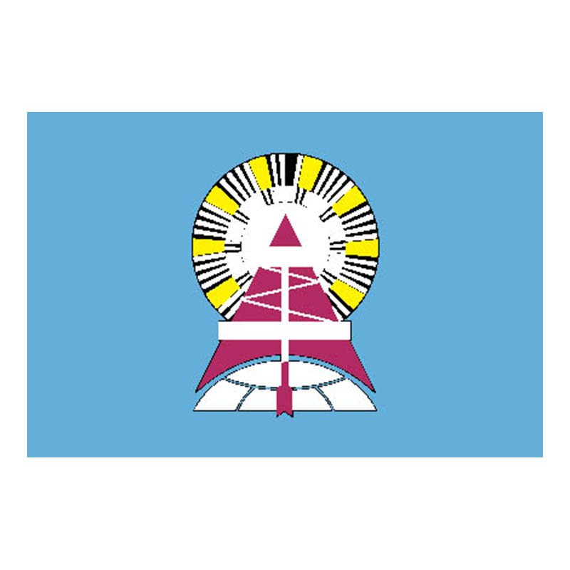 Noyabrsk City Flag N694 A4 Photo Print