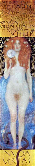 Nuda Veritas Naked Truth Klimt A4 Photo Print