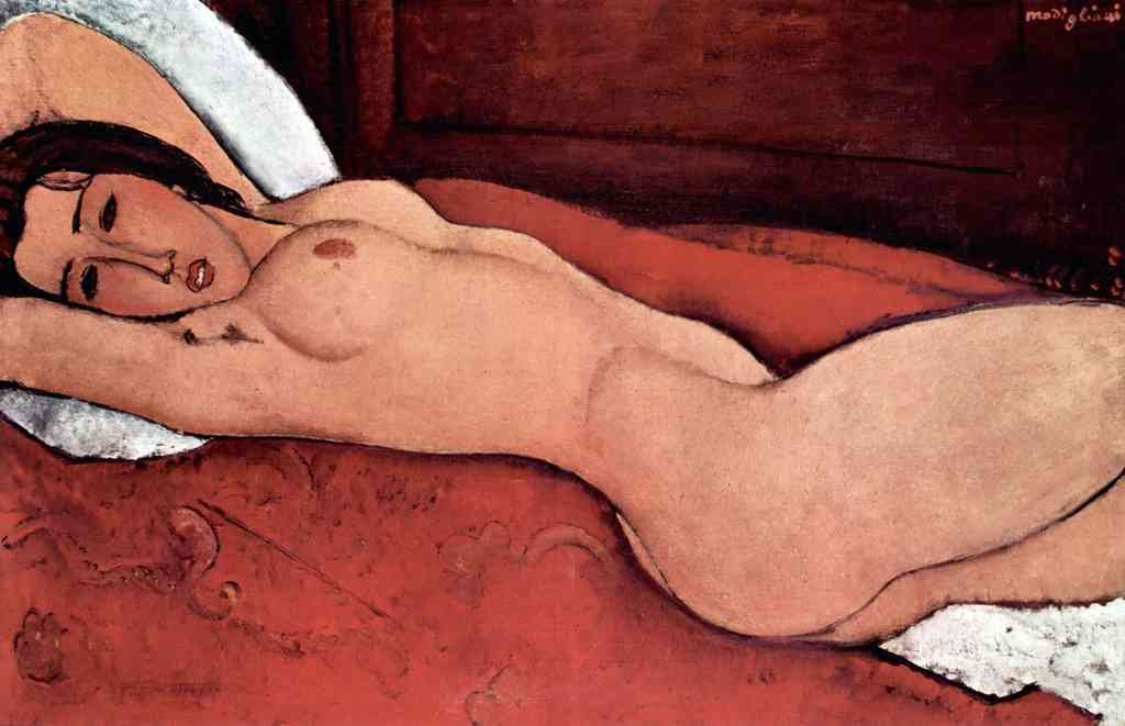 Nude Modigliani A4 Photo Print