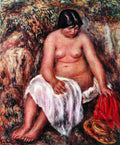 Nude With Straw Renoir A4 Photo Print