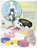 Nufashond Garter Sets Vintage Retro Advert Ads A4 Photo Print