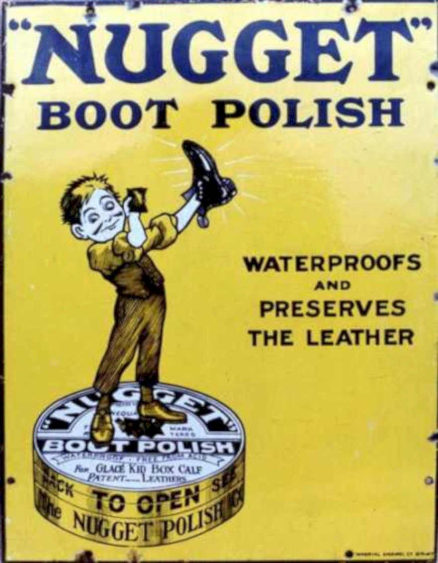 Nugget Boot Polish Vintage Retro Advert Ads A4 Photo Print