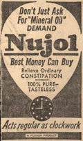 Nujol Billboard Relief Vintage Retro Advert Ads A4 Photo Print