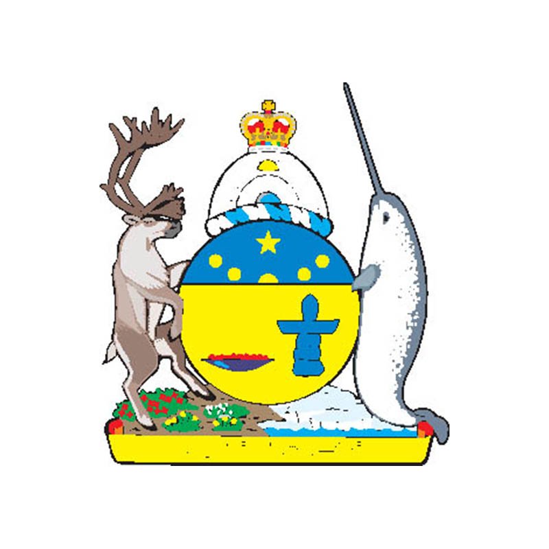 Nunavut Prov Coat Of Arms N3956 A4 Photo Print