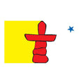 Nunavut Prov Flag N3957 A4 Photo Print