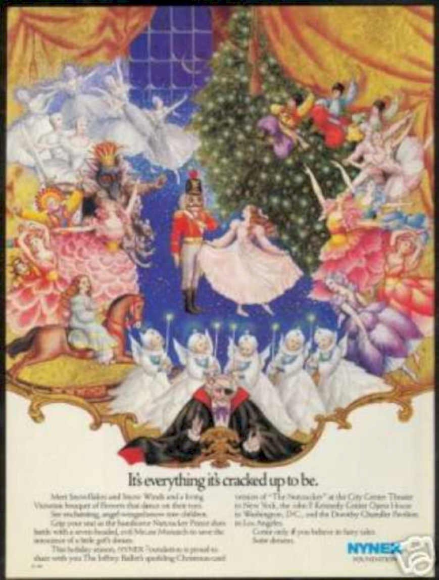 Nutcracker City Theatre Vintage Retro Advert Ads A4 Photo Print