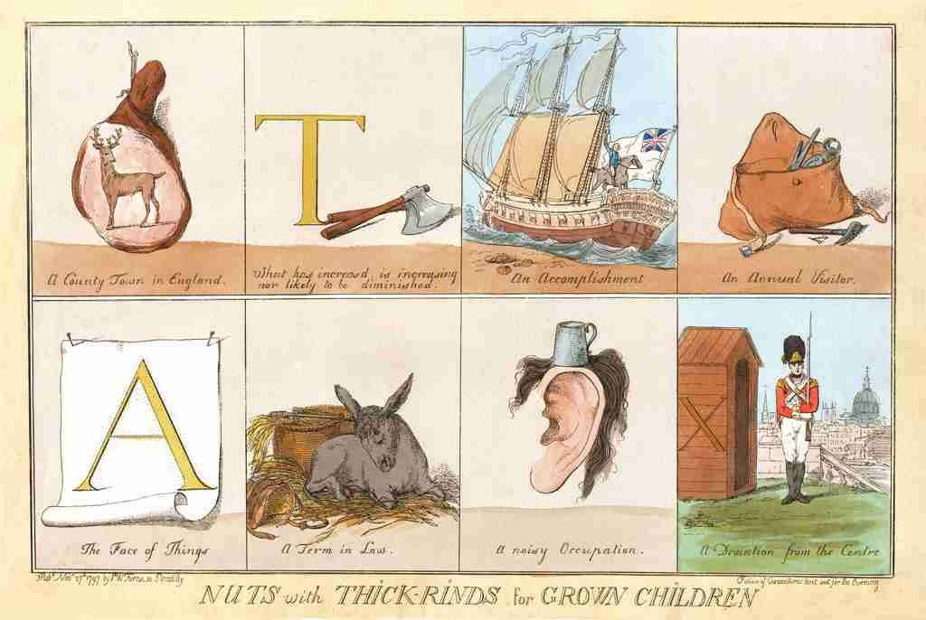Nuts 1797a Cartoon Joke 001 Vintage A4 Photo Print