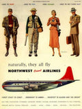 Nw Orient Planes 2 Vintage Retro Advert Ads A4 Photo Print