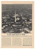 Nyc Globe 1939 Vintage Retro Advert Ads A4 Photo Print