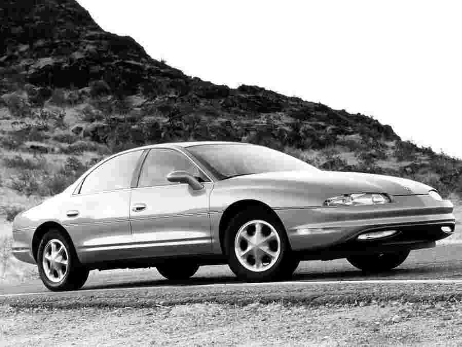 OLDSMOBILE Aurora 3487 3 Car A4 Photo Print