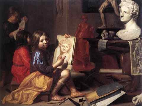 OOST Jacob van the Elder The Artists Studio A4 Photo Print