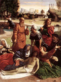 ORTOLANO Mourning The Dead Christ Art A4 Photo Print