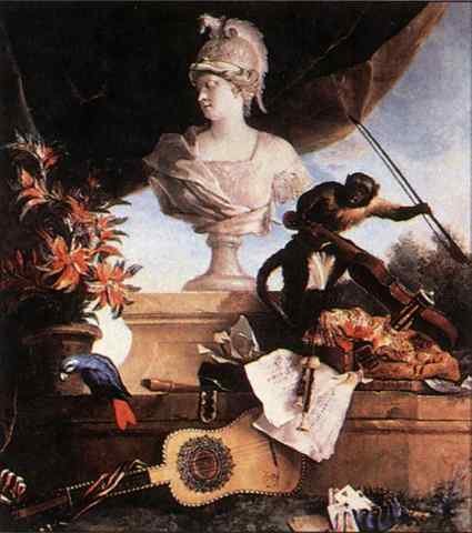 OUDRY Jean Baptiste Allegory Of Europe A4 Photo Print
