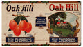 Oak Hill Cherries Vintage Retro Advert Ads A4 Photo Print