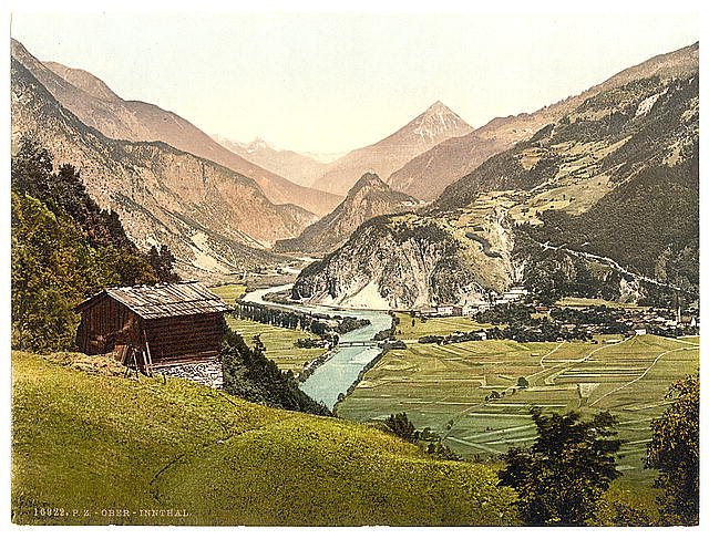 Ober innthal Tyrol Austria Vintage A4 Photo Print