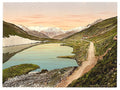 Oberalpsee Lake Lucerne Vintage A4 Photo Print