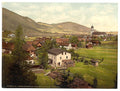 Oberammergau II Upper Bavaria Vintage A4 Photo Print