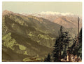 Oberland Stanserhorn Vintage A4 Photo Print