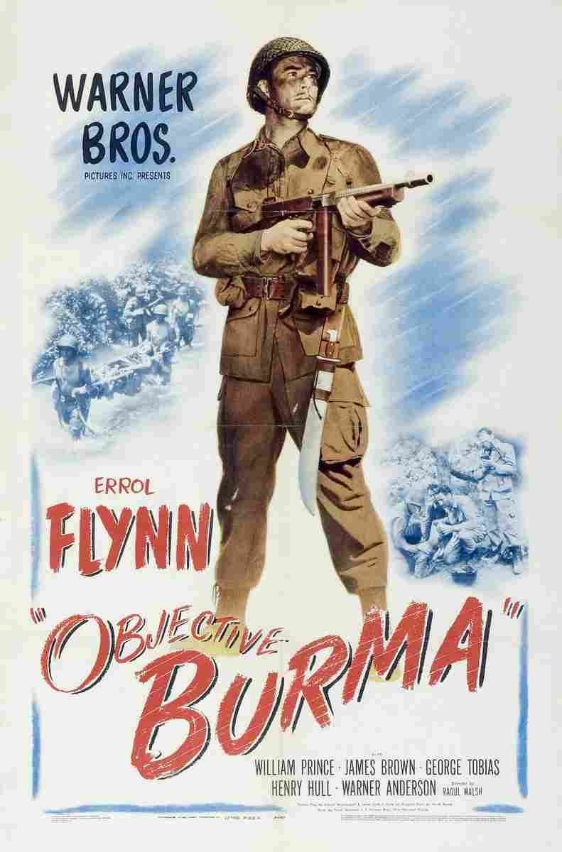 Objective Burma 01  film star poster A4 Photo Print