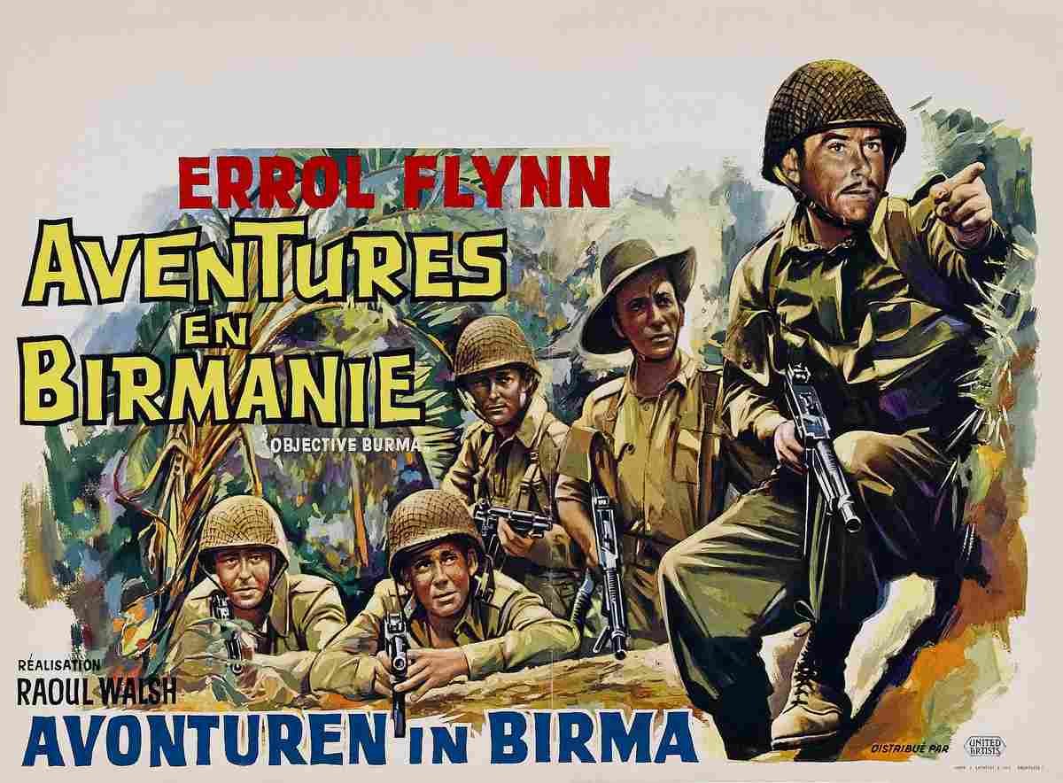 Objective Burma 04  film star poster A4 Photo Print