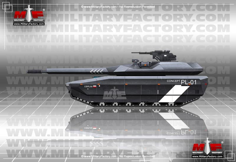Obrum Pl01 Concept Tank Poland A4 Photo Print