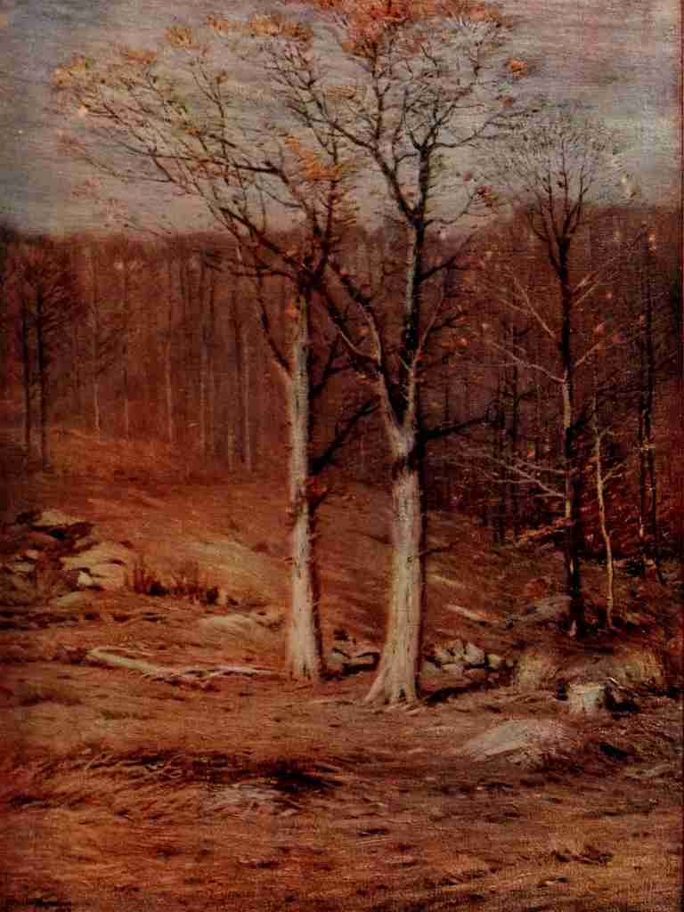 Ochtman L 1854 1935 Appletons Booklovers Mag 1904 Wooded Acres A4 Photo Print