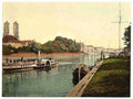 Oder River with Cathedral Island Breslau Silesia Poster A4 Photo Print