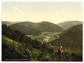 Oderthal and view of Brocken Hartz Vintage A4 Photo Print